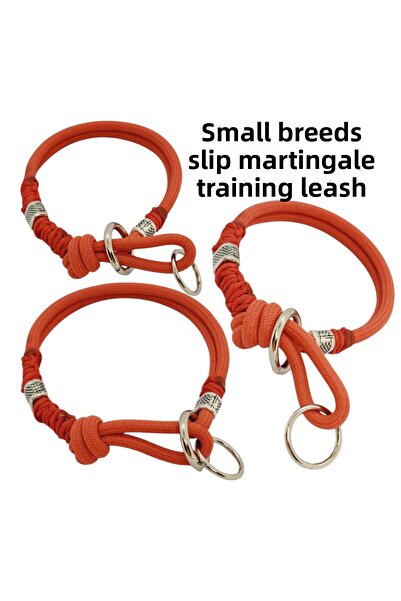 VSLT HANDMADE طوق تدريب صغير مصنوع يدويًا. طوق تدريب مارتنجالي مزدوج الطبقات ...