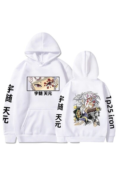 GALASHOP هوديس Slayer Uzui Tengen بغطاء للرأس
