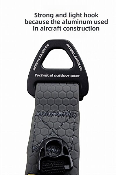 INTERLAKEN Waterproof Sturdy D-ring Gray Dog Neck Collar - Medium