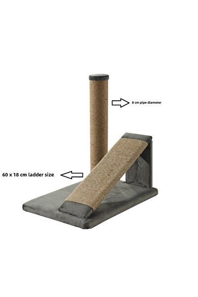 WoolArt RICO - CAT CLIMPING POLE - WITH LADDER