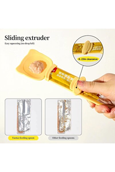 Silky Life - Cat Cream / Cake Spoon - Blue