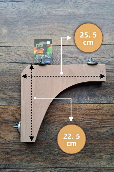 Vixpet Venty Corner Perch - Parrot Cage Perch Sultan| Budgie| Monk| Lori| Sevda| Heaven L274