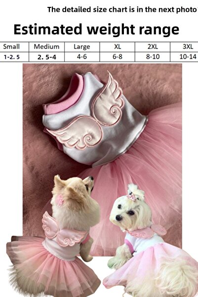 Barneystore Cat Dog Angel Tutu Dress