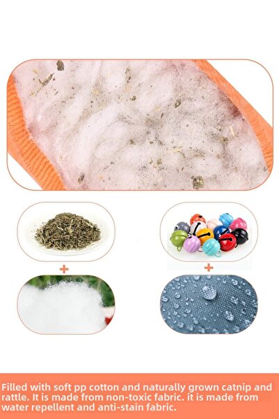 Petish Gray Color Rattle Cat Herb Cat Toy