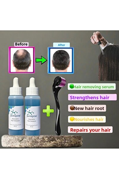 Purexpose أداة العناية بالشعر وإزالة الشعر - 2 ديرمارولر هدية