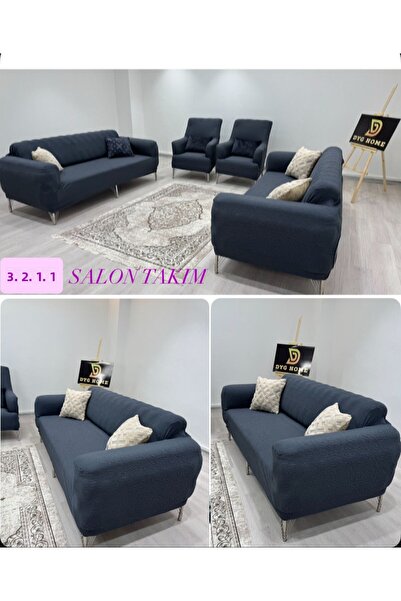 dyg home Husa scaunului Husa fotoliului Set de lounge 3 2 1 1 Husa canapelei