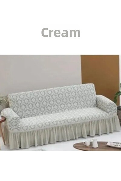 kanway Husă pentru scaun Jacquard cu 3 locuri - elastică și elastică, lavabilă pentru canapea și canapea extensibilă