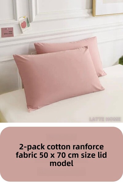 LATTE TEKSTİL Tesatura de bumbac Ranforce - Fete de perna de culoare pudra Pa...