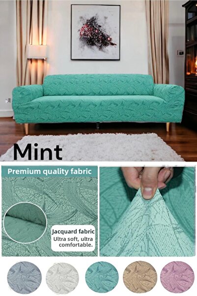 seltenet Stretch elastic elastic, lavabil, din bumbac, model pentru lounge, 3 locuri, jacquard, husă pentru scaun.