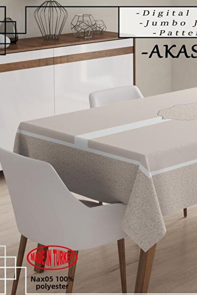 Çt Çeyizci Tekstil Față de masă unică cu imprimare digitală cu design special...