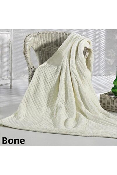 Çeyiz Diyarı Pearl Bud - Double Cream Blanket