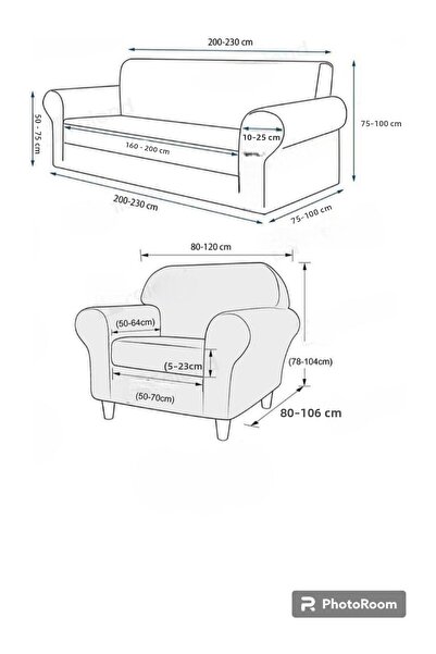 StarMall Brocade 3+3+1+1 Sofa, Couch, Bed Cover, Elastic Sofa Cover 3311 Set Beige