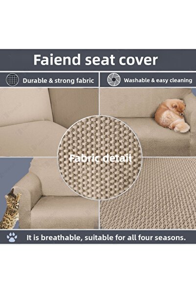 Faiend Flexible Sofa Sofa - Honeycomb Elastic Cover 3+2+1+1