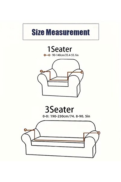 StarMall Brocade 3+3+1+1 Sofa, Couch, Bed Cover, Elastic Sofa Cover 3311 Set Beige