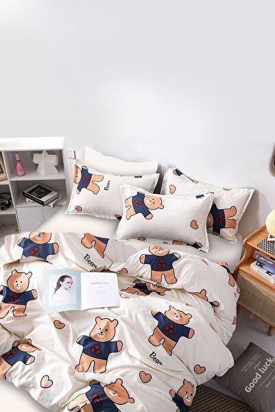 Always Single Double Sided Duvet Cover Set with Elastic Sheet