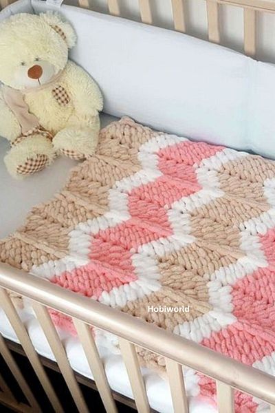 Alize Handmade Baby Blanket 80×120