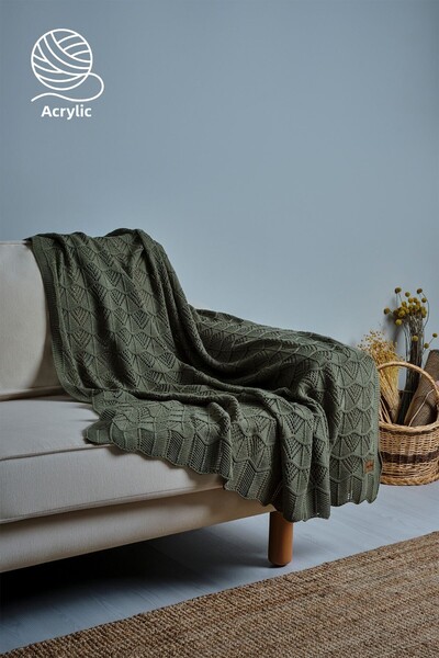 Nazik Home Плетено одеяло за телевизор (130 x 150 см)