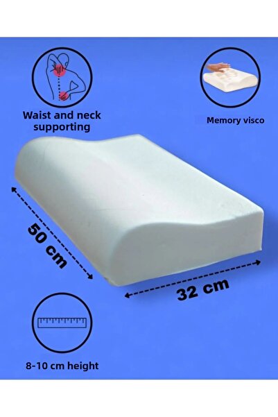 by ballı biocotton Biocotton Ergonomic Visco Pillow with Neck Support