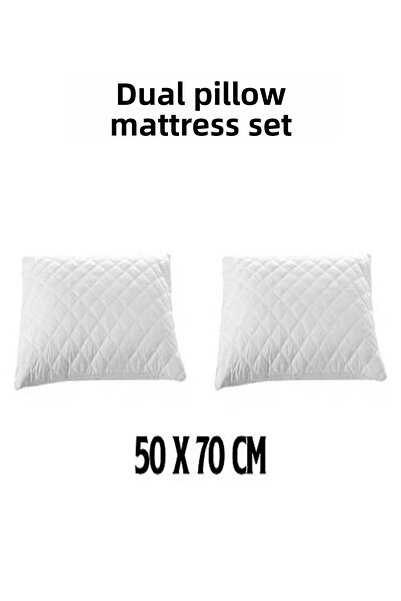 Valezium 2 τεμάχια Καπιτονέ προστατευτικό στρώματος μαξιλαριού με φερμουάρ 50...