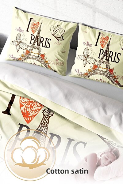 PerlaSera We Are Family - 3D Custom Design, Double Duvet Cover Set, Tightly Woven Cotton Satin