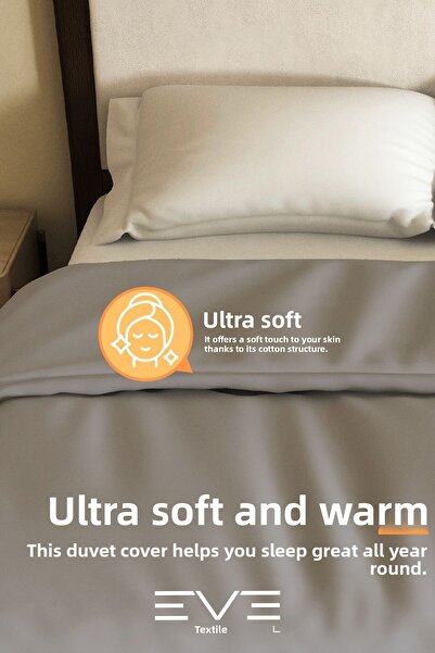 Eve Tekstil Cotton Modern Duvet Cover Quilt Cover 220X240 cm Antiallergic Personality