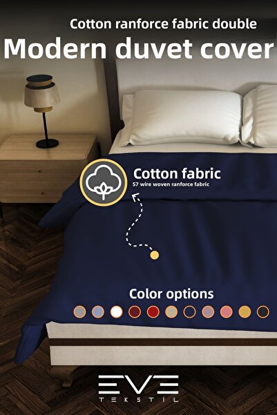 Eve Tekstil Cotton Modern Duvet Cover Quilt Cover 220X240 cm Antiallergic Personality