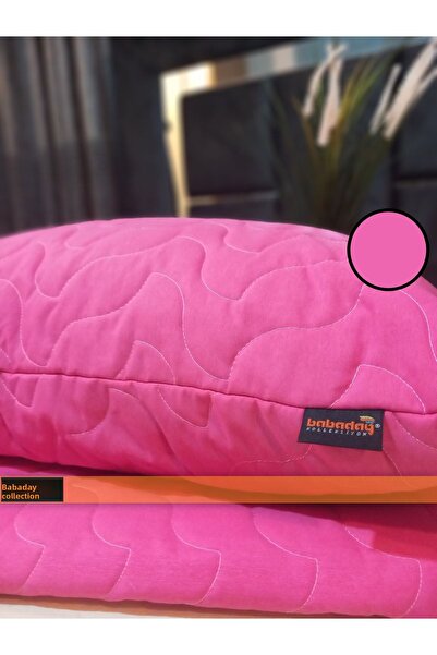 babadağ kolleksiyon وسادة الوسادة مصنوعة من قماش القطن (الفوشيا الوردية) 57 خ...