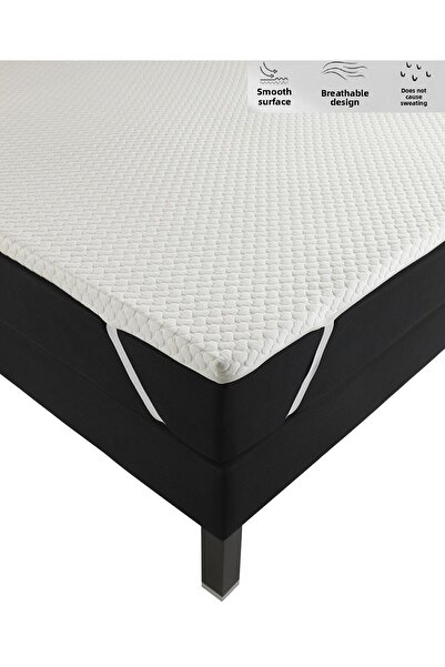KOZZY HOME Orthopedic Sleeping Pad Mattress Protector 7 cm Thickness 2 Pillow Cases Gift