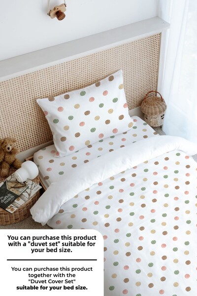 Tuğba Kuğu Iconic Series Single Fitted Sheet Set - Dots