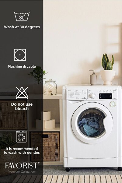 FAVORİST Μουσελίνα Μαξιλαροθήκη 2 τεμαχίων με Κάλυμμα 50x70