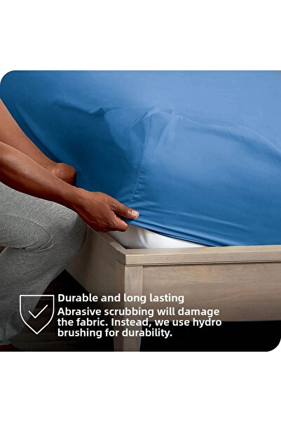 Faiend βαμβακερό Εφαρμοσμένο σεντόνι υπερμεγέθη σεντόνι 180x200 Γκρι σεντόνι