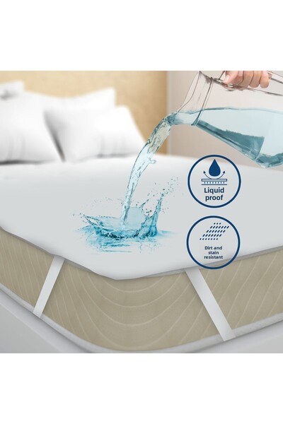 Fibril Double Mattdress Mattress Cover - Non-cotton Mattress Protector, 160x200