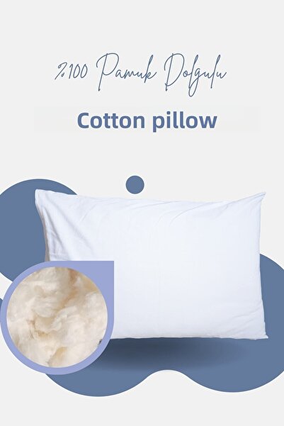 Elyaf Sepeti Pernă din bumbac umplută 100% bumbac