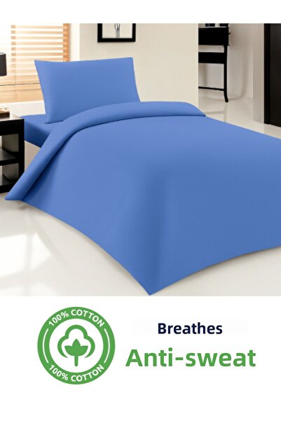 Sinada غطاء لحاف من الساتان الطبيعي 100% للبطانيات الموزونة مقاس 200 × 220 سم