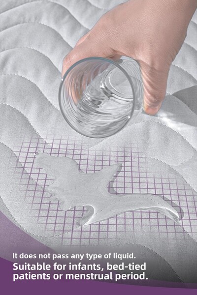 VAVEY 30 cm-es steppelt, vízálló matracvédő matrac - nedvszívó, izzadságálló