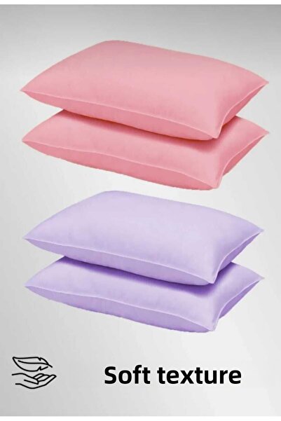 vippazar 4 كيس مخدة قطن 100% بسحاب قطن طبيعي