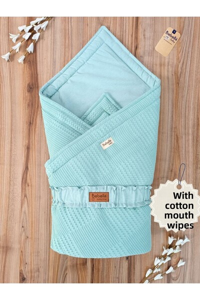 CATRE Pique Baby Blanket 100% Cotton Baby Swaddle Seasonal Baby Cover Hospita...