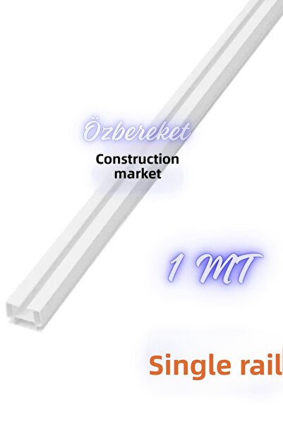 özbereketyapimarket Sină de perdea cu o singură șină Cornișă unică 1 li Corni...