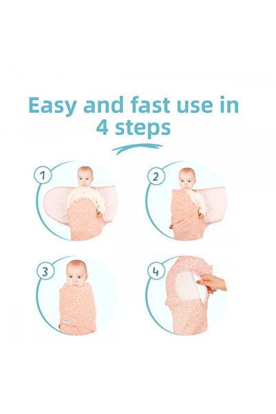 Sevi Bebe 0 -3 Months Patterned New Season Swaddle Cotton New