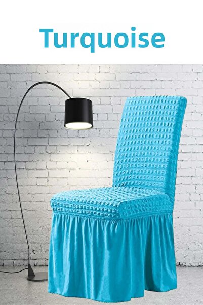 kanway 1 قطعة غطاء كرسي ملفوف. غطاء كرسي مرن قابل للغسل مع تنانير مرنة