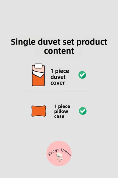 Erays Home Peppa Pig 3D Printed Single Size Without Sheets Girls' Duvet Cover Set