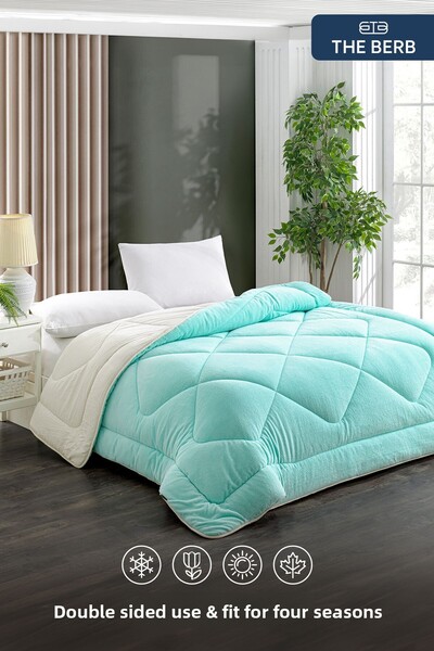 TheBerb لحاف مزدوج |   نسيج ويلسوفت |   استخدام مزدوج الجوانب |   195×215