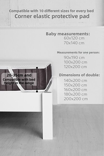 Mislina Home Micro Classic tekutý vodotesný matrac pre bábätká a deti – jedno a dvojitý, rohová elastická podložka