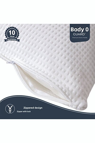 BEDY GUARD Pachet de 2 protectoare de pernă confortabile rezistente la lichide - rezistente la transpirație și puf