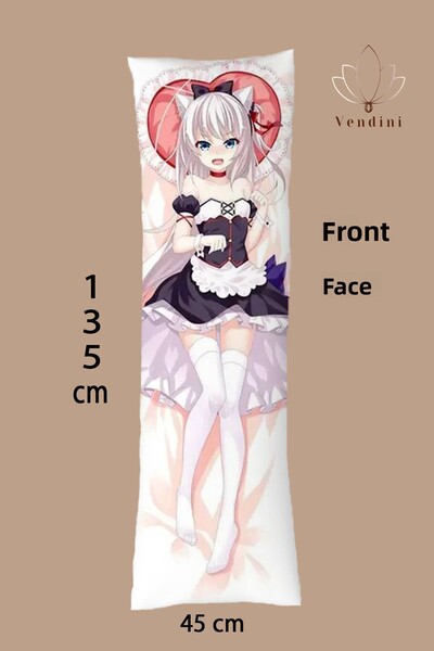 Vendini غطاء وسادة أنيمي داكيماكورا الرائع مطبوع على الوجهين