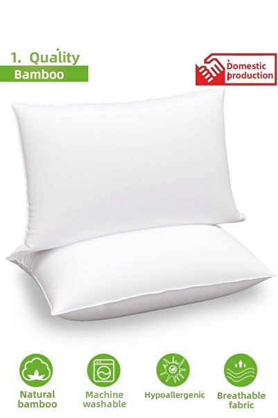 Generic Brand 1 Piece 100% Bamboo Padding 300tc 100% Cotton Fabric 50x70cm Ba...