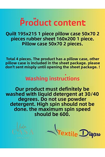 Violacasa Double Welsoft Pufidik Sleeping Set (WITH RUBBER LEAFS) Powder Love