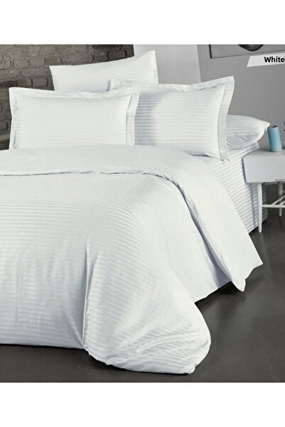 Güvenal LİYA Boxed Cotton Satin Double Duvet Cover Set| Duvet Cover| Satin Duvet Cover| Dowry Quilt Cover