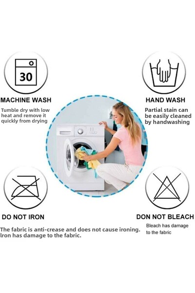 uzhanem 6 Pieces Lycra Powder Pink Square Patterned Chair Cover - Washable Cover