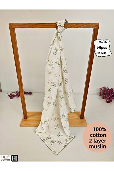 Tomuycuk بطانية موسلين للأطفال الأولاد والبنات من طبقتين - Oeko-texli 100% قطن، غطاء عربة أطفال منقوش، حديث الولادة